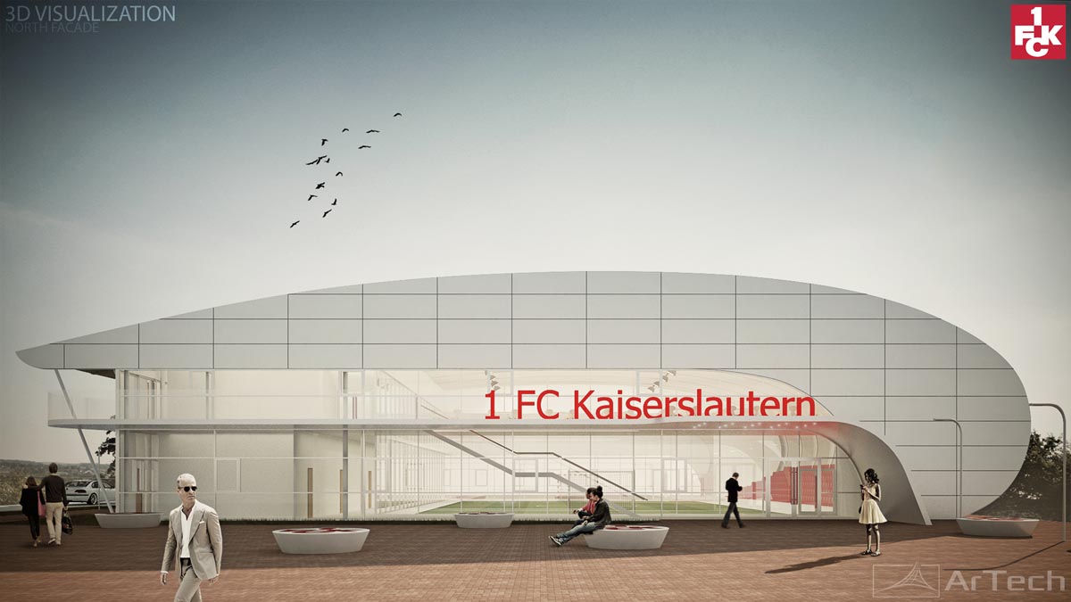 Idejni prijekat - STADION F.C. KAISERSLAUTERN, Nemačka, 2014