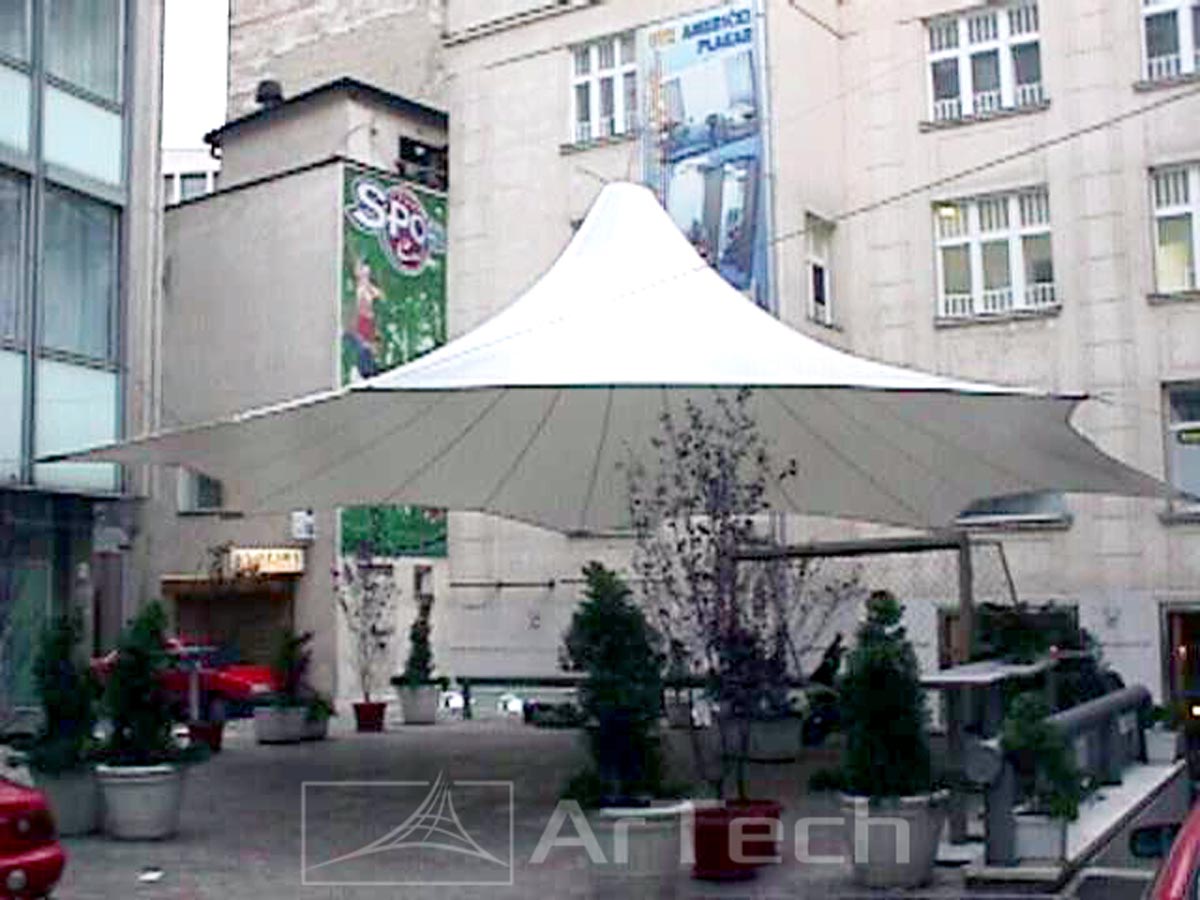 Nadstrešnica SPORT CAFFE, Beograd, Srbija, 2001